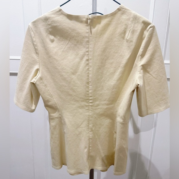 Theory Shell Cotton Ponte Top - Picture 3 of 10